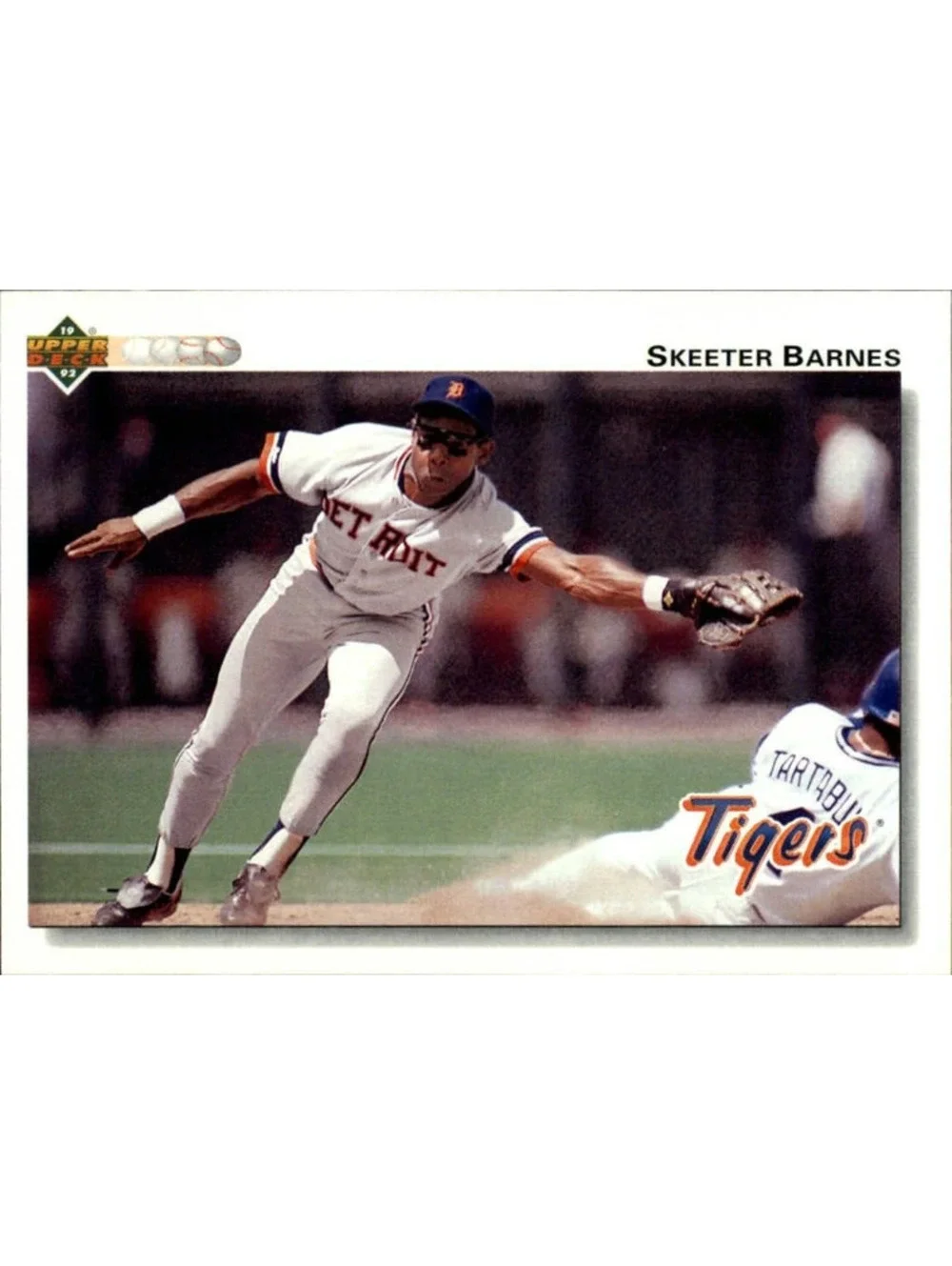 Skeeter Barnes 1992 Upper Deck MLB #470 Baseball Card Detroit Tigers